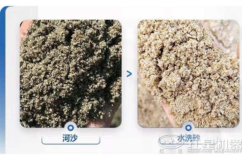 水洗砂和河沙有啥区别？水洗砂设备多少钱？