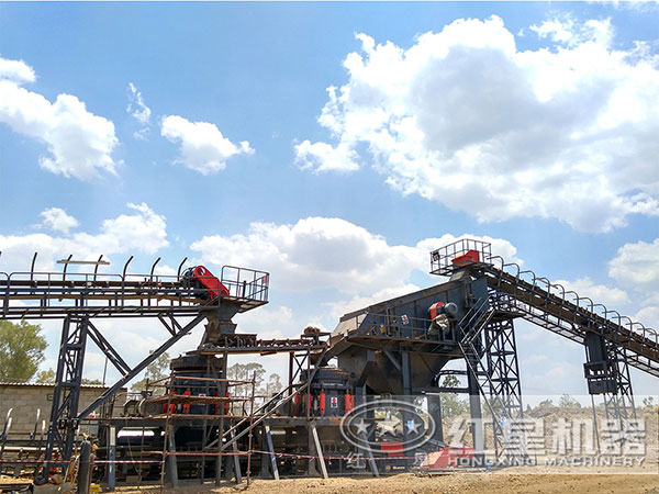 福建泉州采石场引进生产线设备