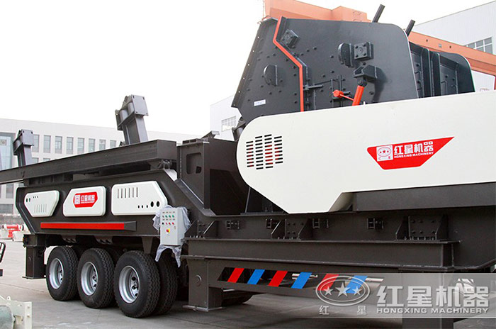 时产300吨可移动式石灰石粉碎机器多少钱一台，配置哪些设备