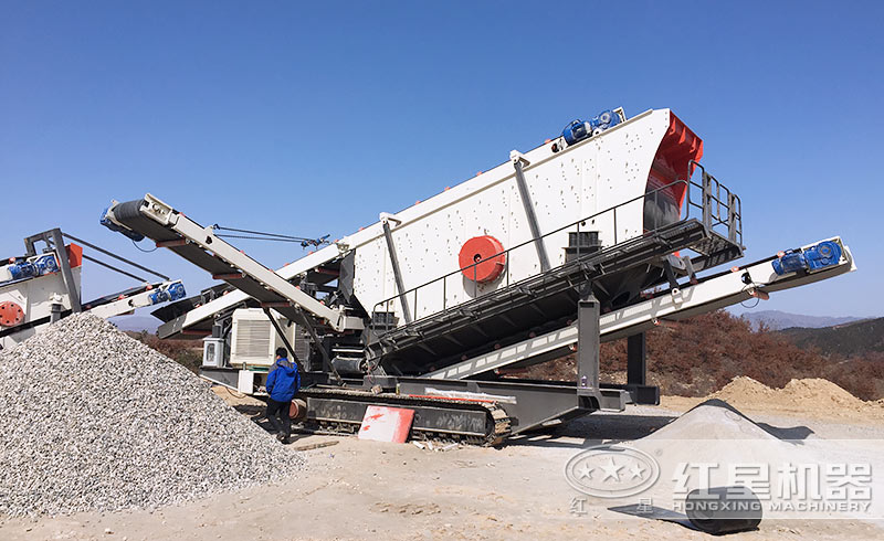 时产200吨移动粉碎石子机-打造环保石子厂（四十年品质，值得信赖）