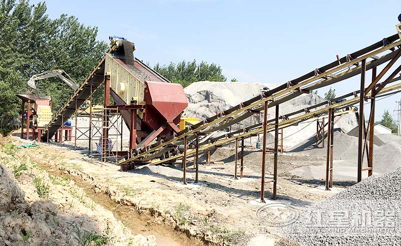 时产100-200吨全套石料厂设备生产沙子、瓜子片石子