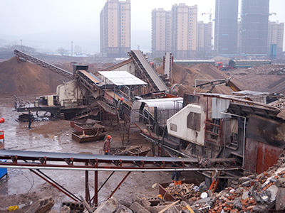 河南郑州建筑垃圾处理生产线