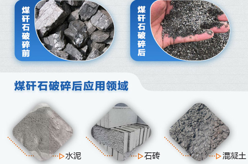 涨知识！煤矸石粉碎后竟有如此多的用途，你知道吗？